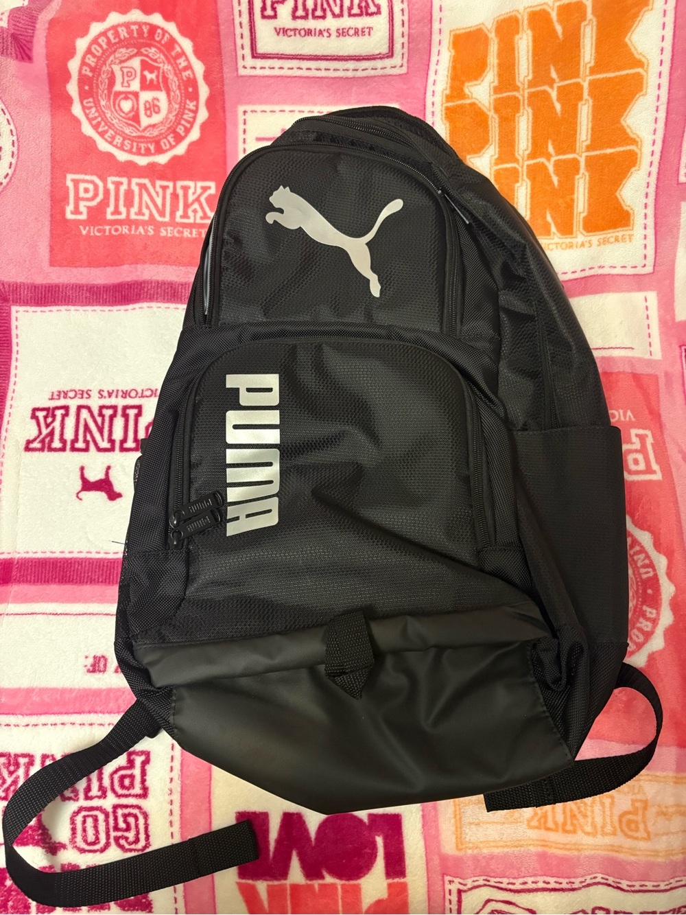 Puma Black Men's Backpack - Sleek Everyday Bag